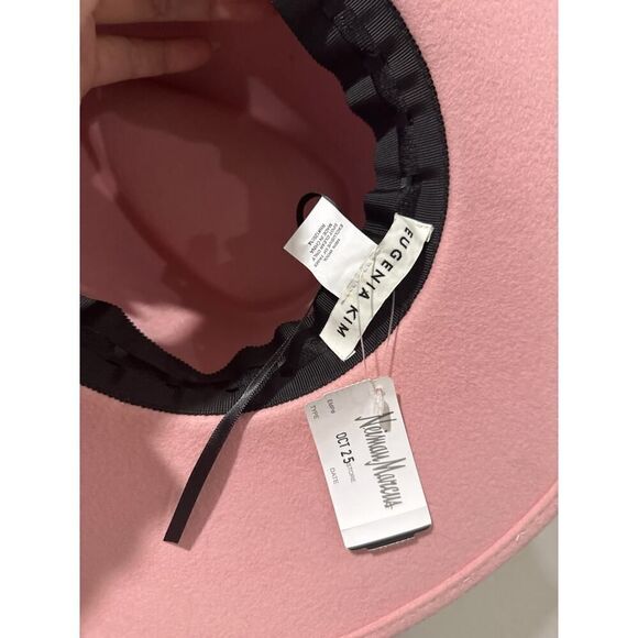 EUGENIA KIM Harlowe Wide-Brim Felt Fedora Hat Rose main image 7